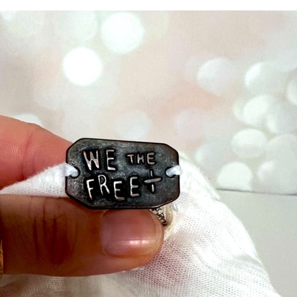 FREE PEOPLE, We The Free - White Slouchy muscle T- Shirt . Size Medium - Picture 9 of 9